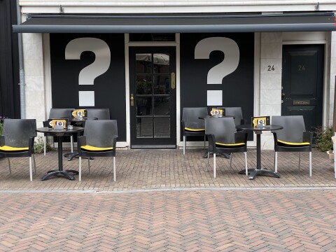 etalage zonder inhoud